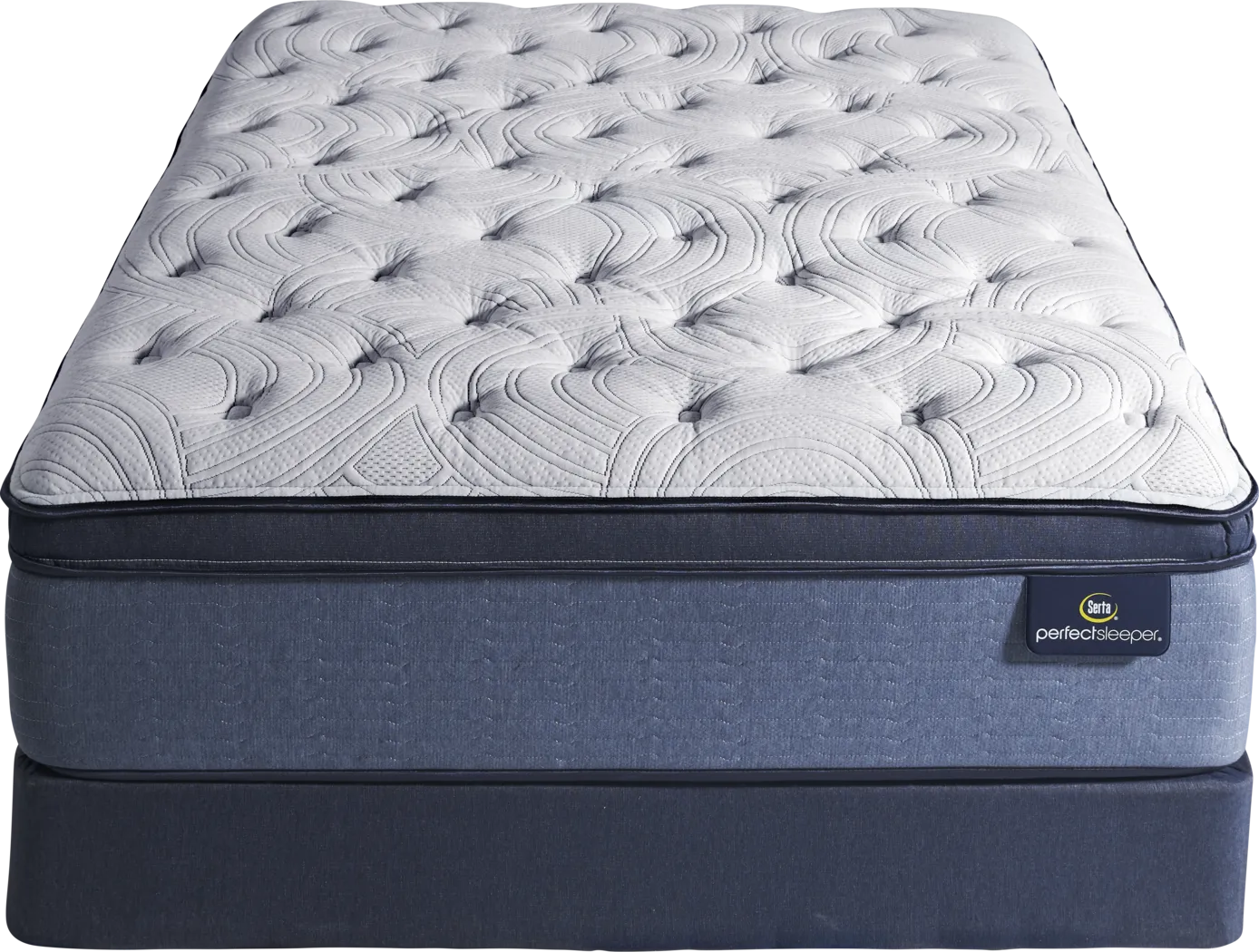 Serta Perfect Sleeper Rianna Low Profile Queen Mattress Set - Thumbnail - Image 2