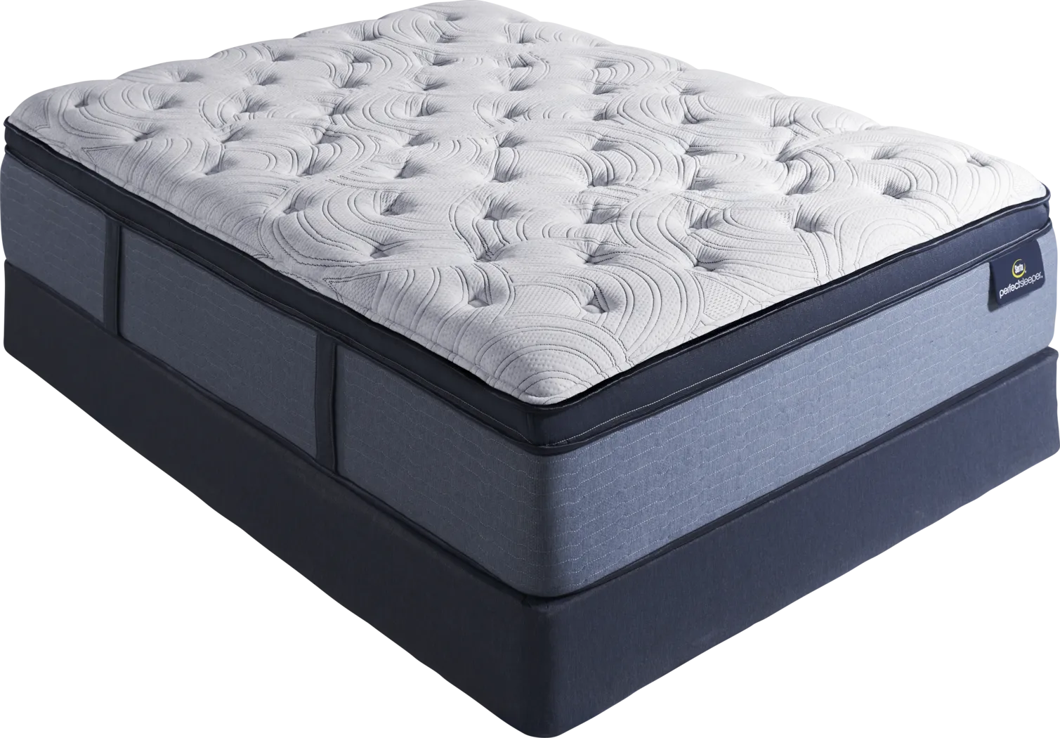 Serta Perfect Sleeper Rianna Low Profile Queen Mattress Set - Thumbnail - Image 1