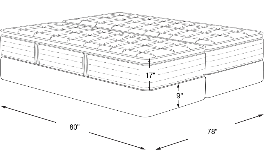 Dimension Image. Please refer to the Dimension Tab on this page for dimension details.