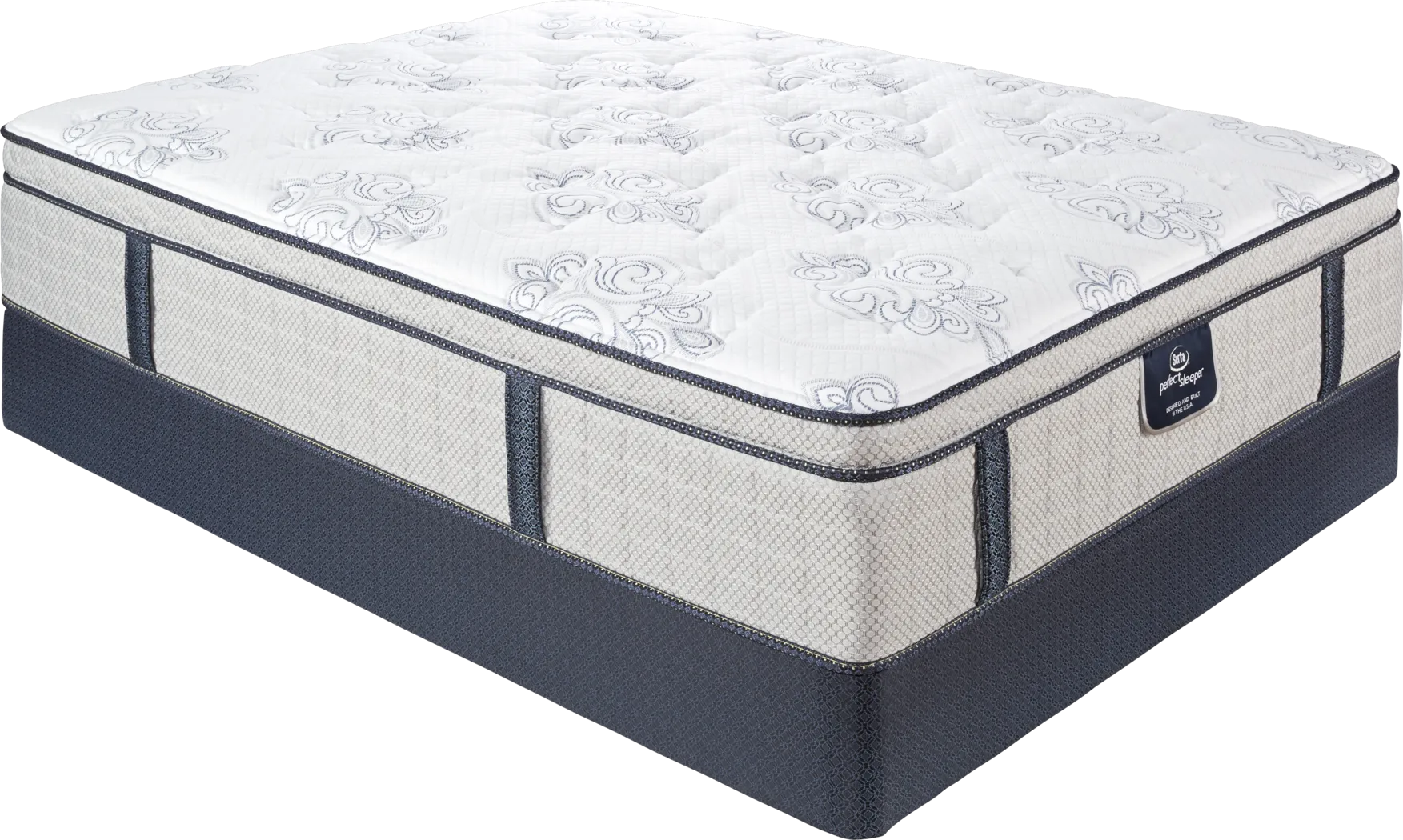 Serta Perfect Sleeper Secluded Oaks Queen Mattress Set - Thumbnail - Image 1