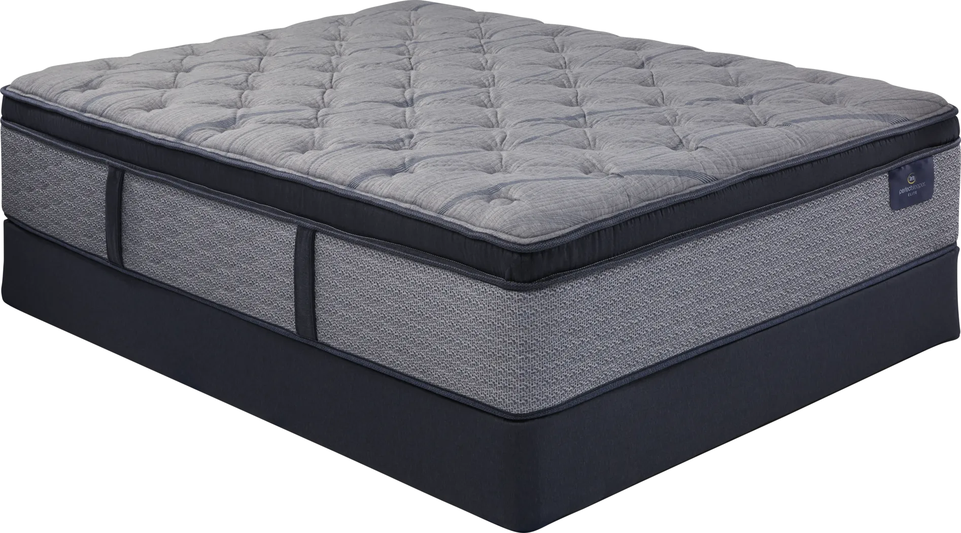 Serta Perfect Sleeper Vernon Hills Low Profile Queen Mattress Set - Thumbnail - Image 1