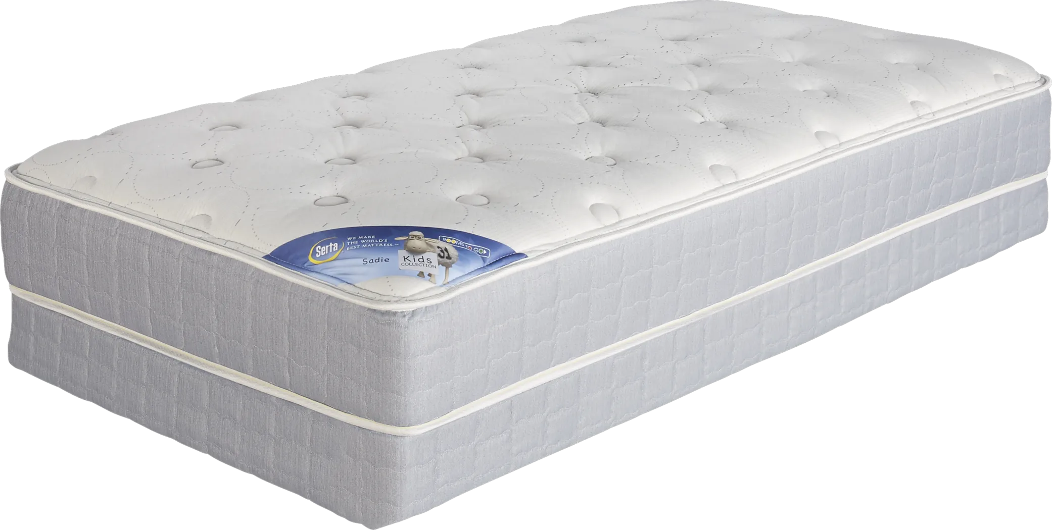 Serta Sadie Low Profile Twin Mattress Set - Thumbnail - Image 1