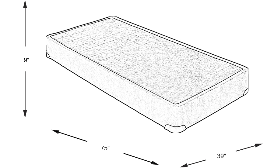 Dimension Image. Please refer to the Dimension Tab on this page for dimension details.