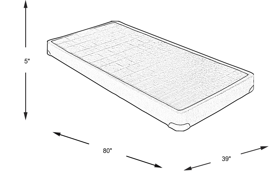 Dimension Image. Please refer to the Dimension Tab on this page for dimension details.