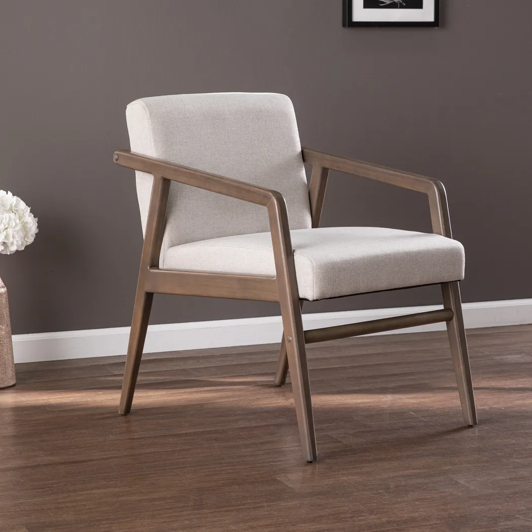 Sesbana Cream Accent Chair - Image 5