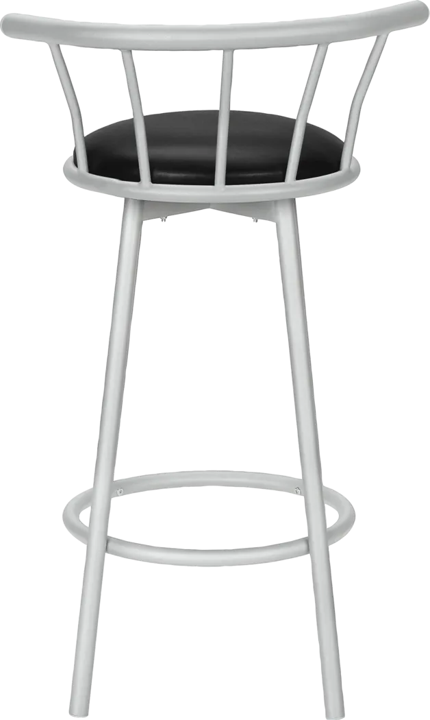Sesslie Black Swivel Barstool, Set of 2 - Image 9