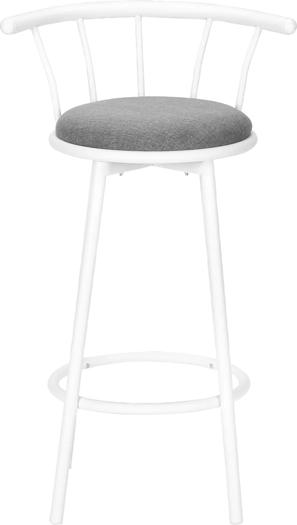 Sesslie Gray Swivel Barstool, Set of 2 - Image 10