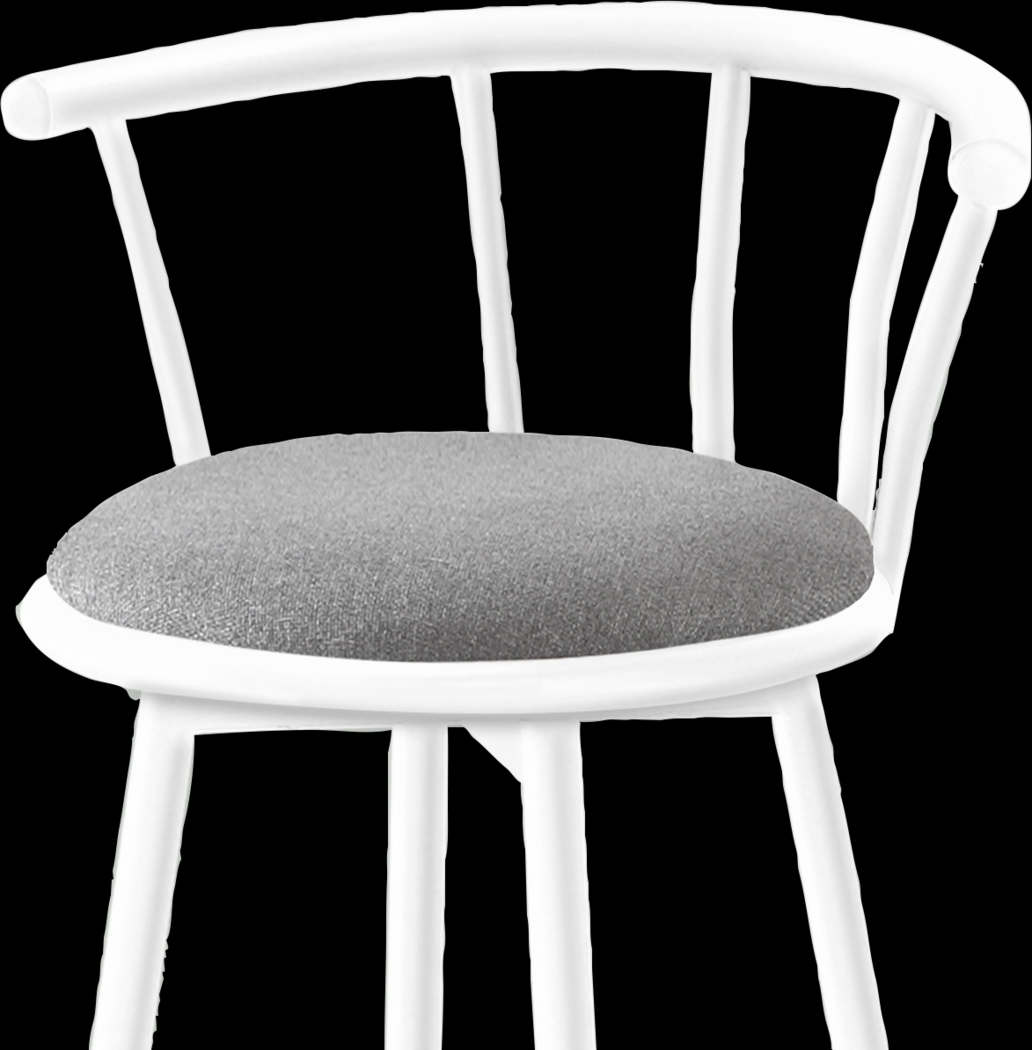 Sesslie Gray Swivel Barstool, Set of 2 - Thumbnail - Image 3