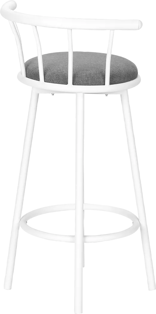 Sesslie Gray Swivel Barstool, Set of 2 - Image 7