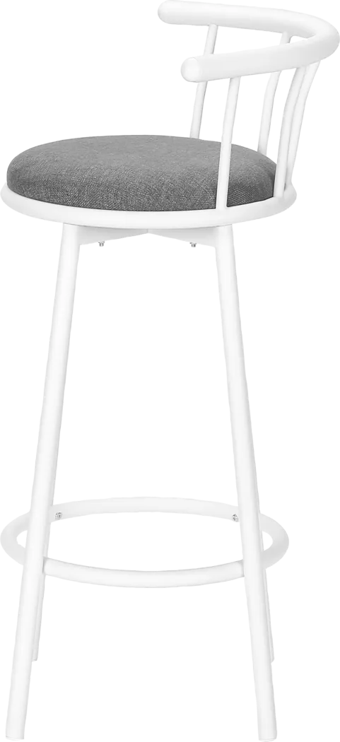 Sesslie Gray Swivel Barstool, Set of 2 - Image 9