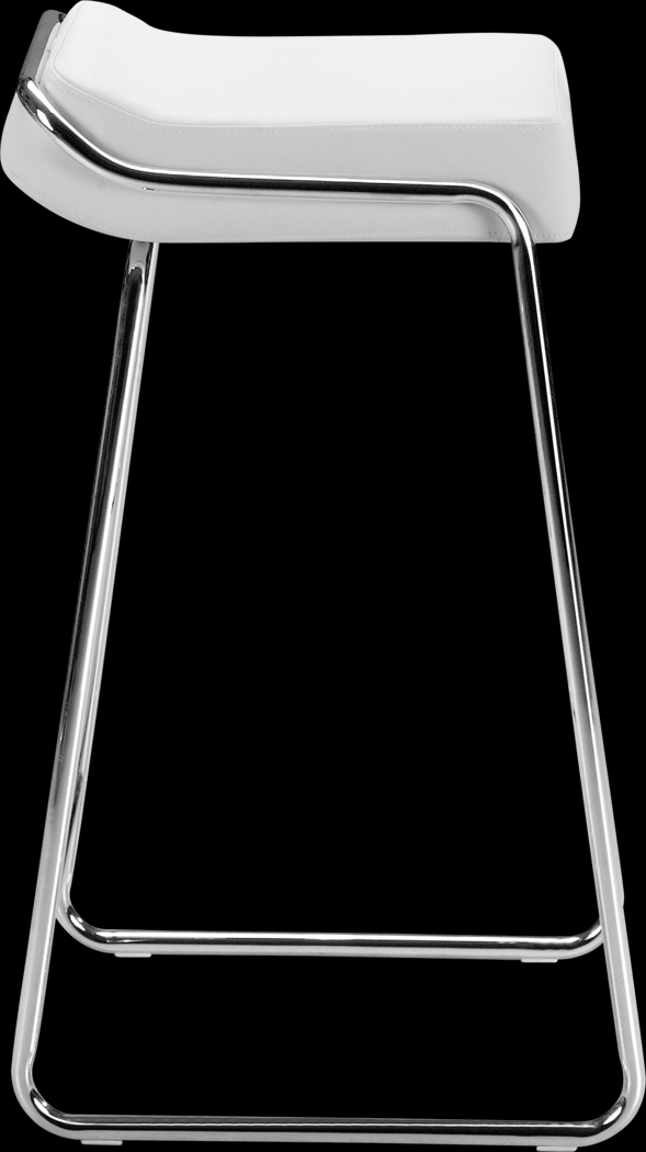 Setera White Bar Stool, Set of 2 - Thumbnail - Image 3