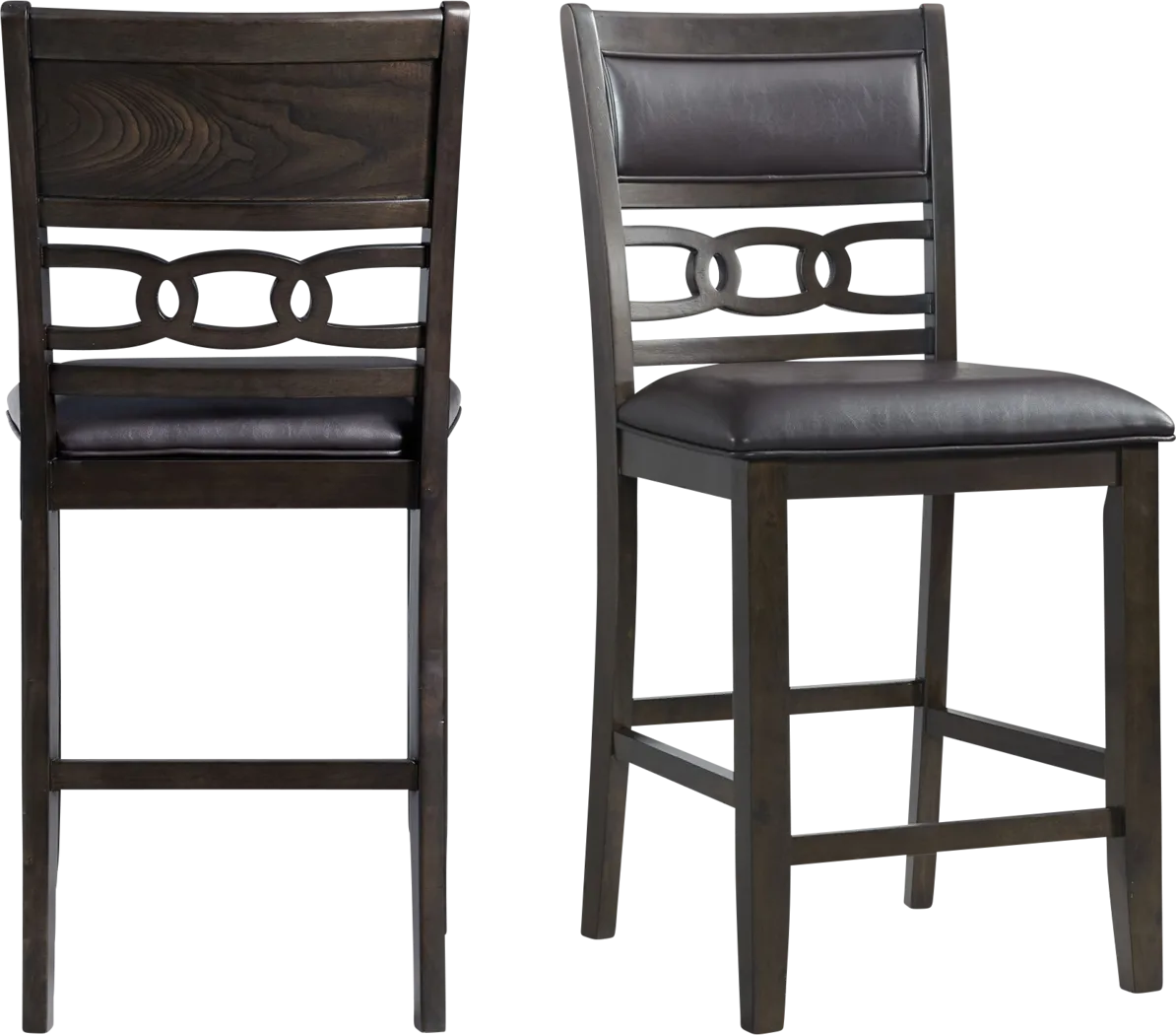 Sevag Brown Side Chair, Set of 2 - Thumbnail - Image 7