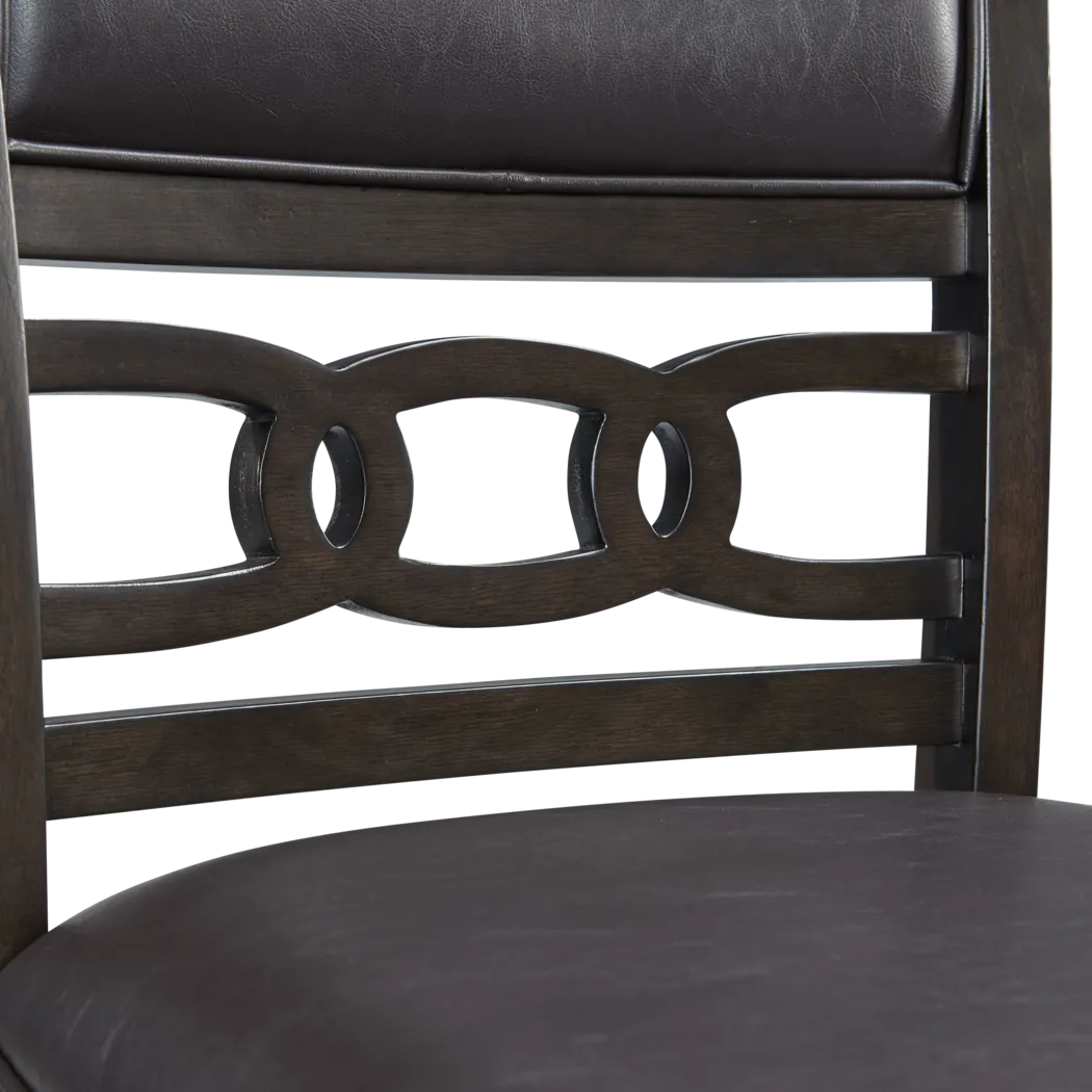 Sevag Brown Side Chair, Set of 2 - Thumbnail - Image 8