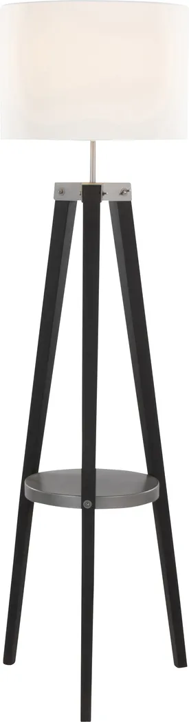 Seville Farm Black Floor Lamp - Thumbnail - Image 4