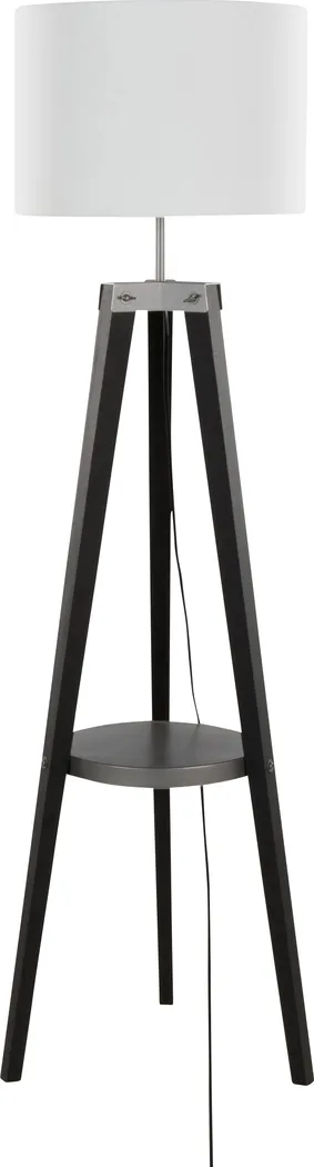 Seville Farm Black Floor Lamp - Thumbnail - Image 5