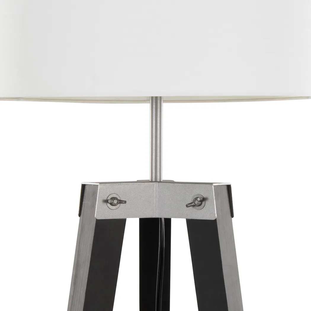 Seville Farm Black Floor Lamp - Thumbnail - Image 8