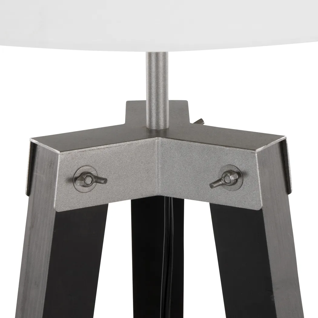 Seville Farm Black Floor Lamp - Thumbnail - Image 9