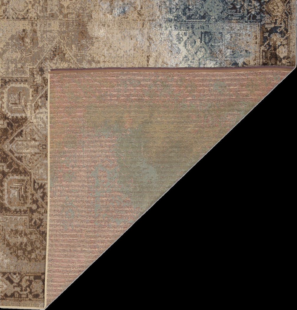 Seward Blue 7'10 x 9'10 Indoor/Outdoor Rug - Thumbnail - Image 3