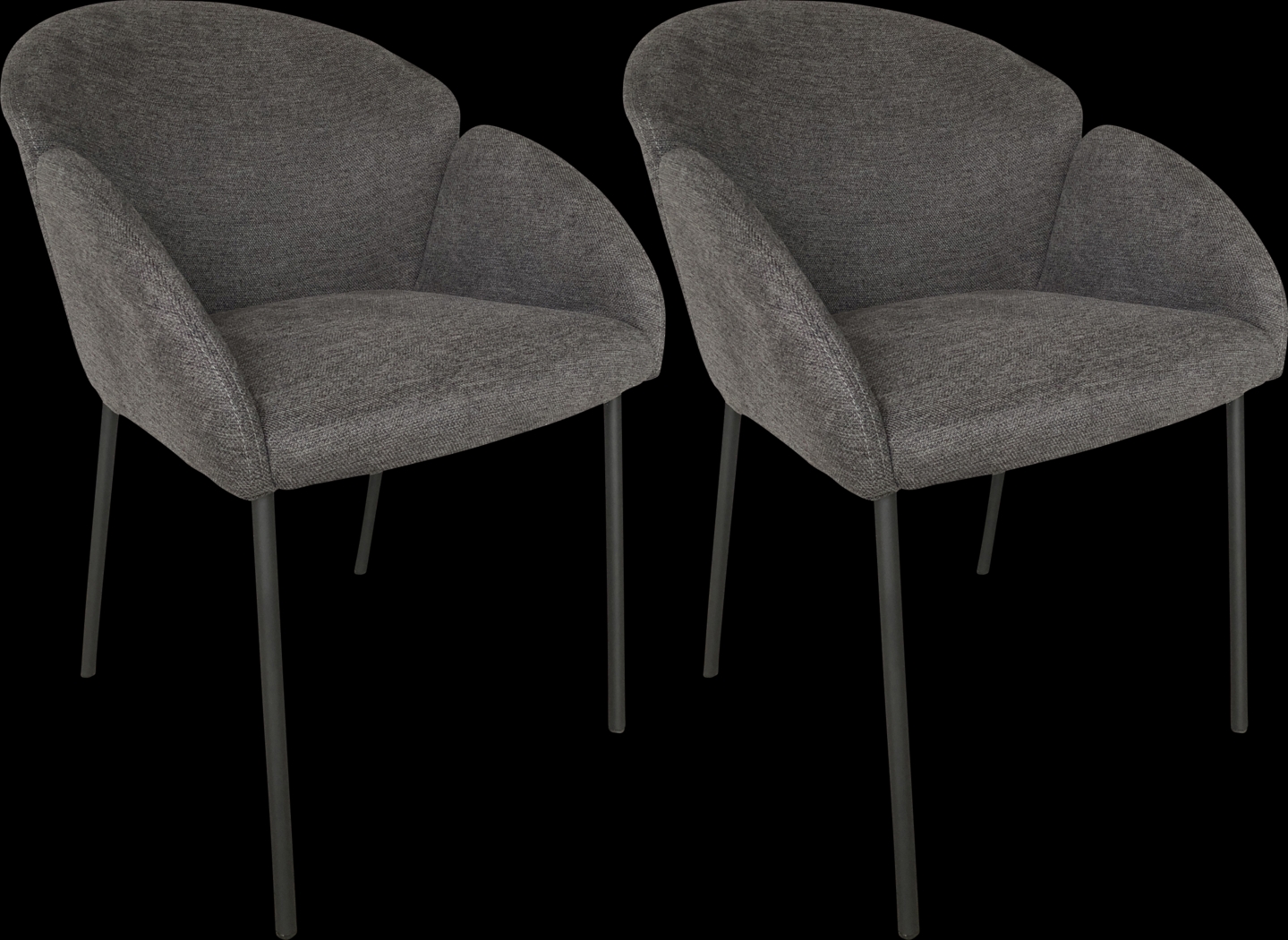 Seymoore Gray Dining Chair, Set of 2 - Thumbnail - Image 1