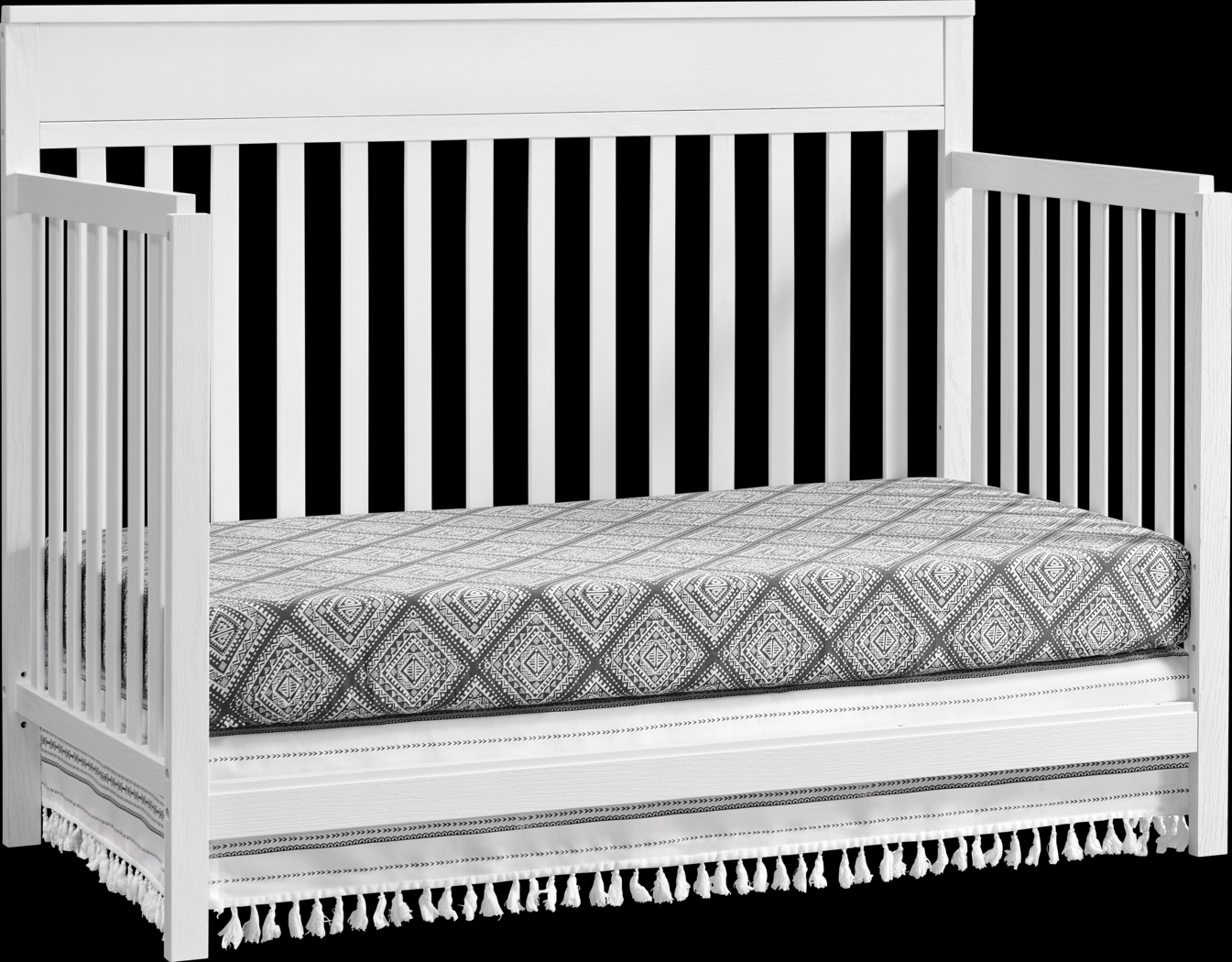 Seymore White Convertible Crib - Thumbnail - Image 4