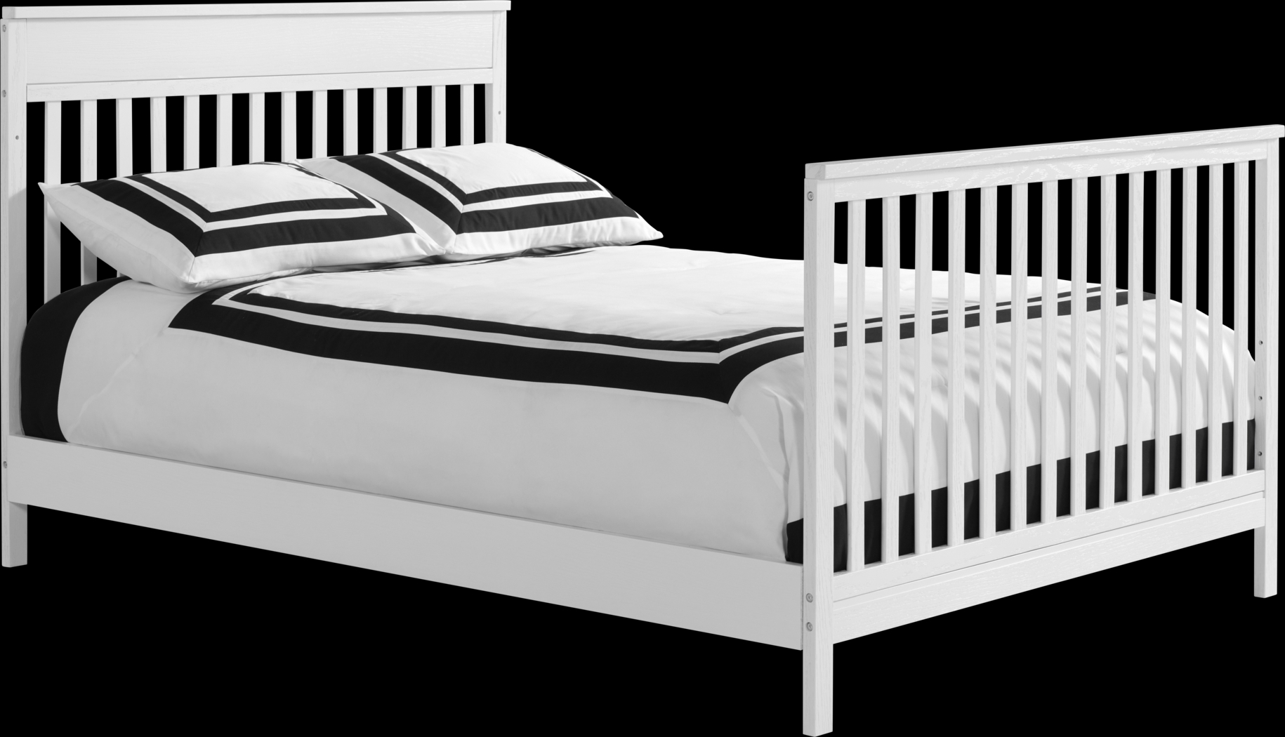 Seymore White Convertible Crib - Thumbnail - Image 5