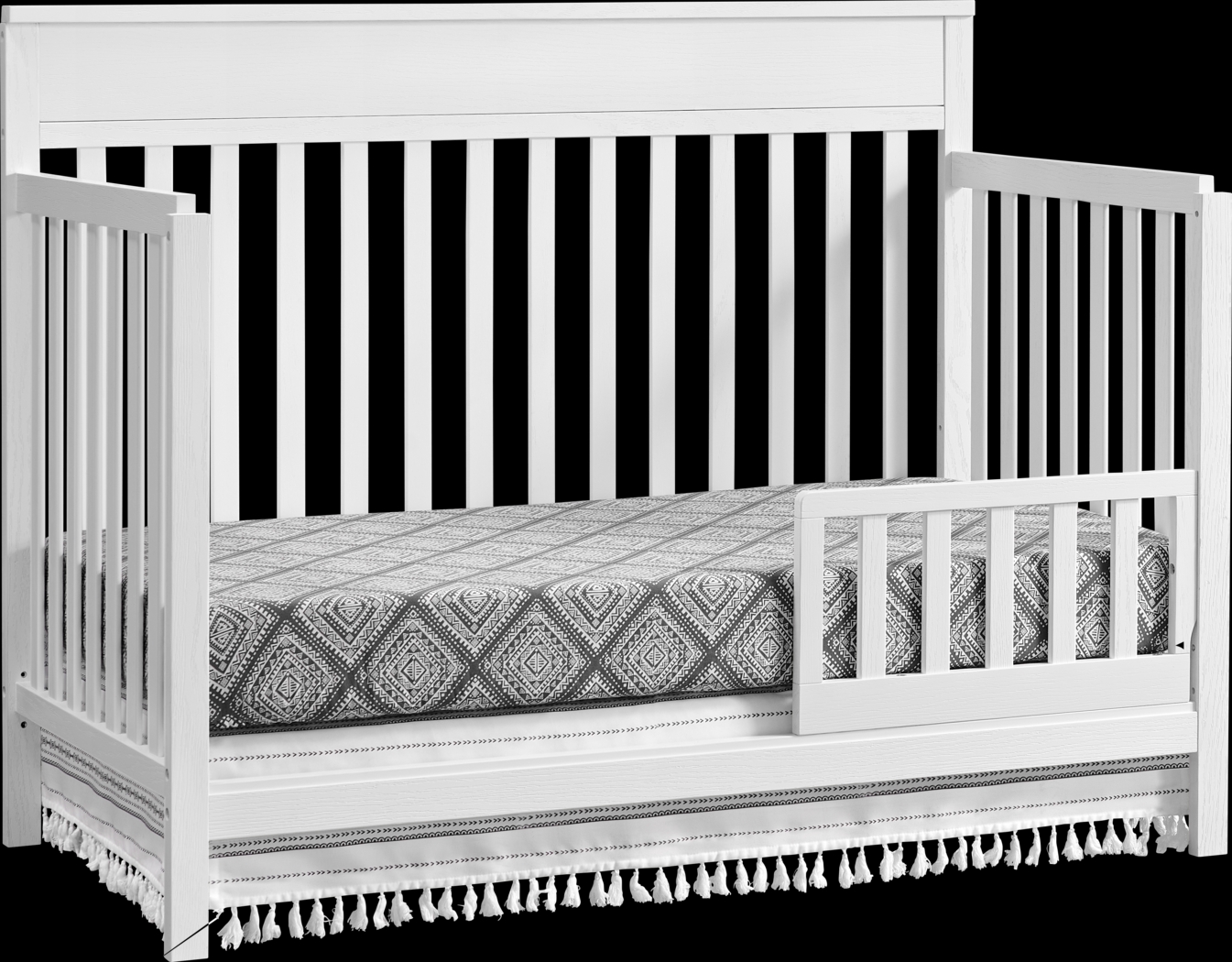 Seymore White Convertible Crib - Thumbnail - Image 6