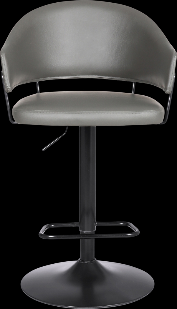 Shaahnaz Gray Adjustable Barstool - Thumbnail - Image 3