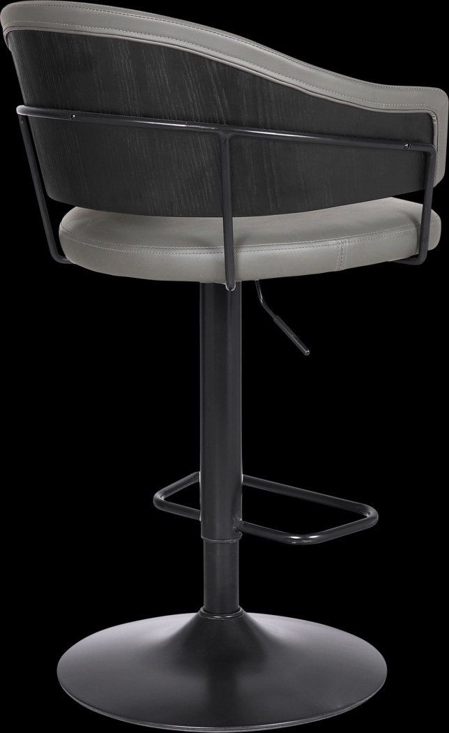 Shaahnaz Gray Adjustable Barstool - Thumbnail - Image 5