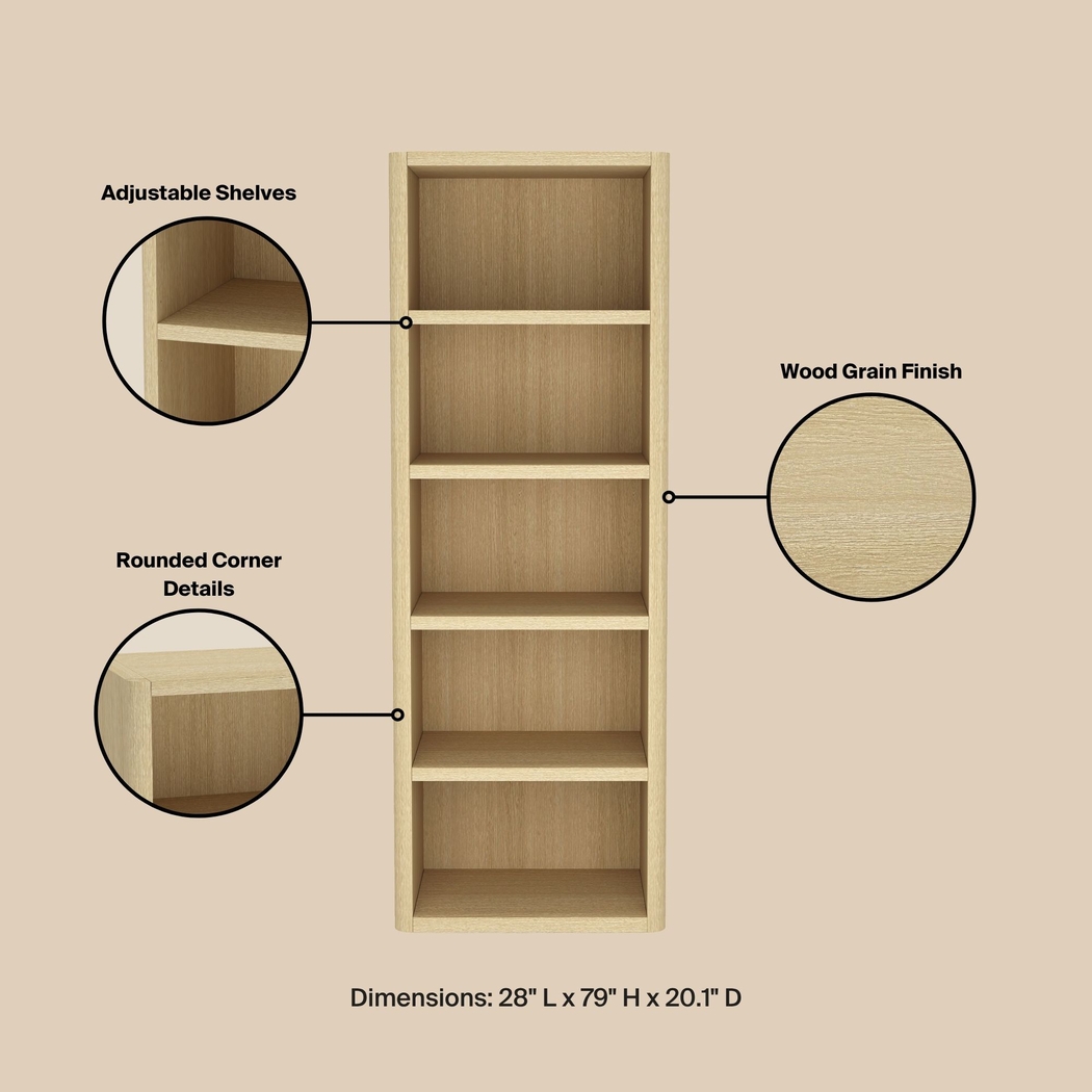 Shadebooks I Natural Bookcase - Thumbnail - Image 5