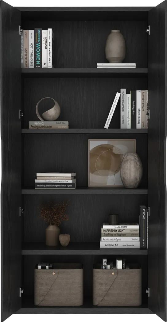 Shadebooks II Black Storage Cabinet - Thumbnail - Image 5