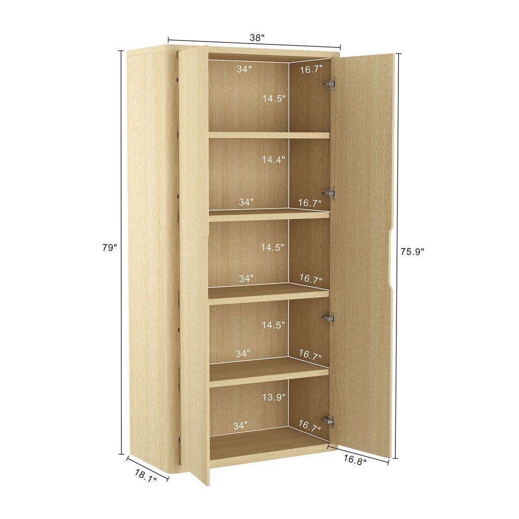 Shadebooks II Natural Storage Cabinet - Thumbnail - Image 4