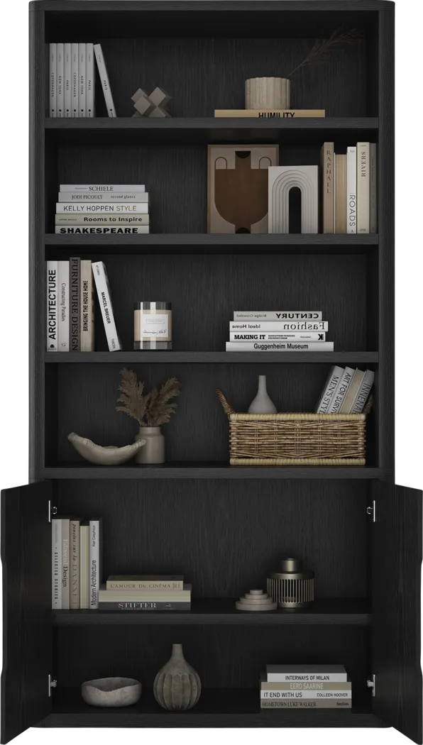 Shadebooks IV Black Bookcase - Thumbnail - Image 7