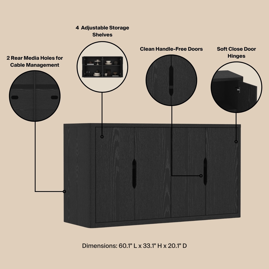 Shadebooks V Black Sideboard - Thumbnail - Image 9