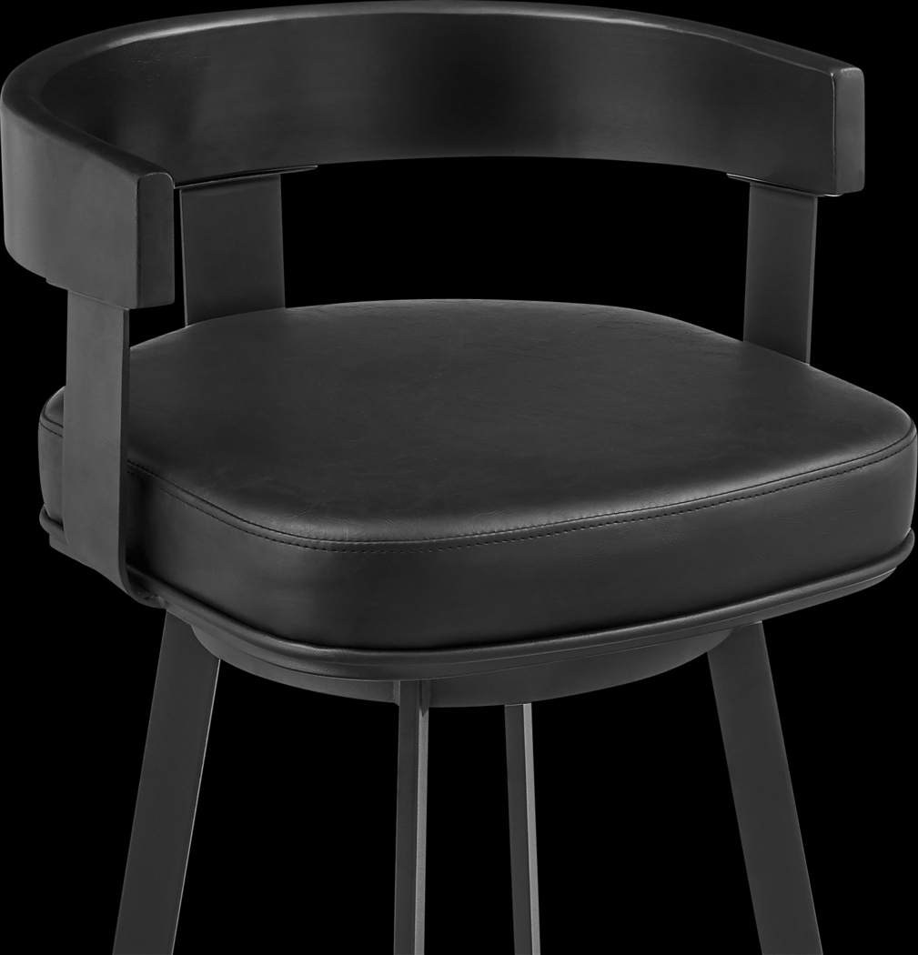 Shadefly I Black Counter Height Stool - Thumbnail - Image 4
