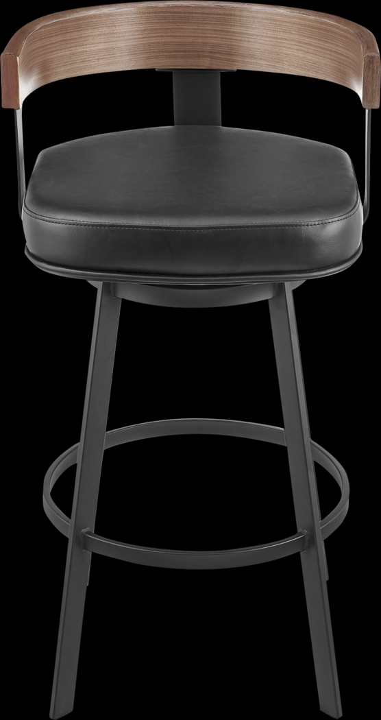 Shadefly II Black and Brown Barstool - Thumbnail - Image 3