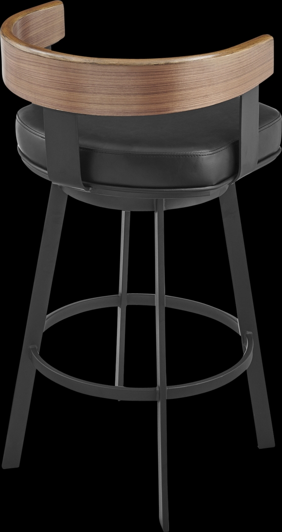Shadefly II Black and Brown Barstool - Thumbnail - Image 6