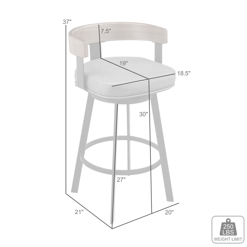 Shadefly II Black and Brown Barstool - Thumbnail - Image 8