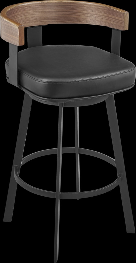 Shadefly II Black and Brown Barstool - Thumbnail - Image 1