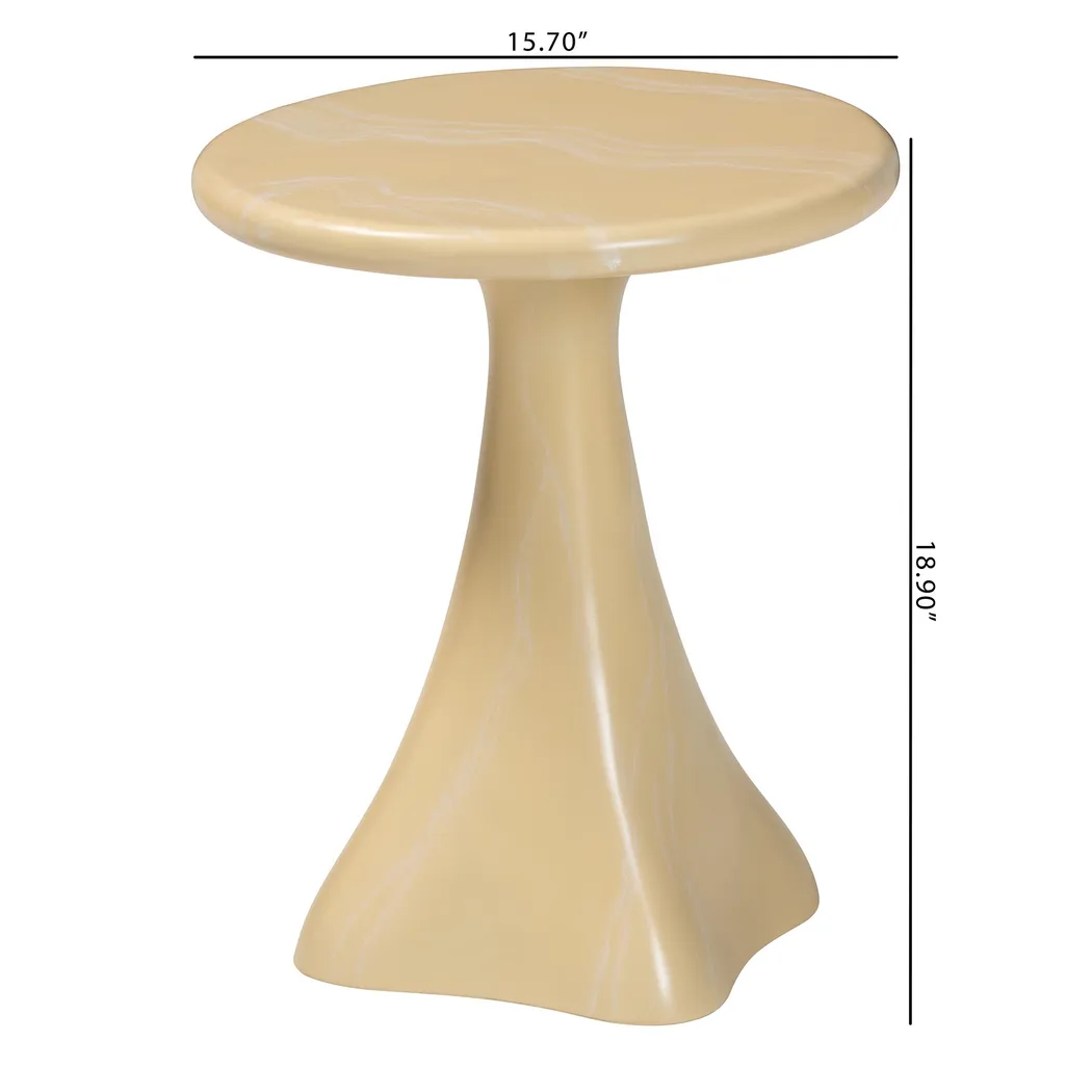 Shadetube Cream End Table - Thumbnail - Image 4