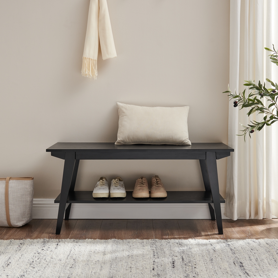 Shadeway Black Dining Bench - Thumbnail - Image 5