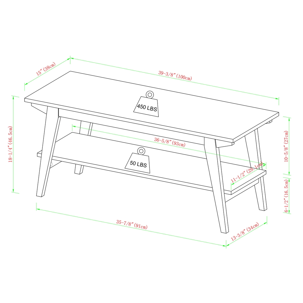 Shadeway Black Dining Bench - Thumbnail - Image 6