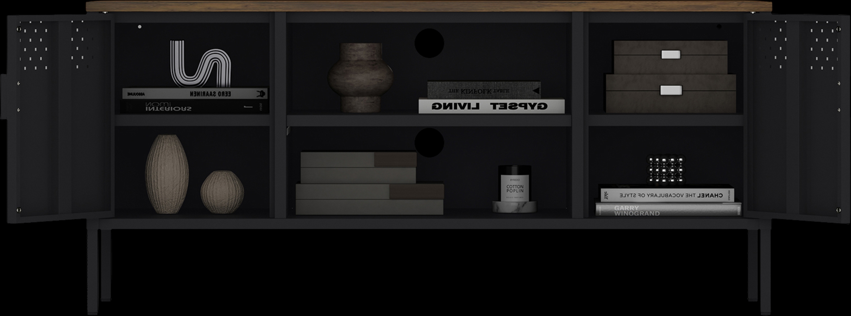 Shadoworks Black 47.5 in. Console - Thumbnail - Image 10