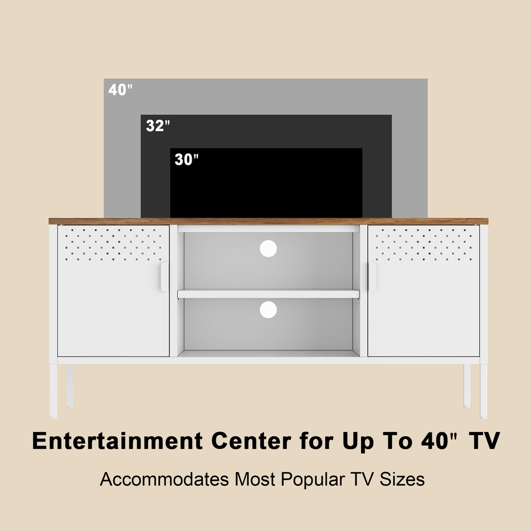 Shadoworks White 47.5 in. Console - Thumbnail - Image 4