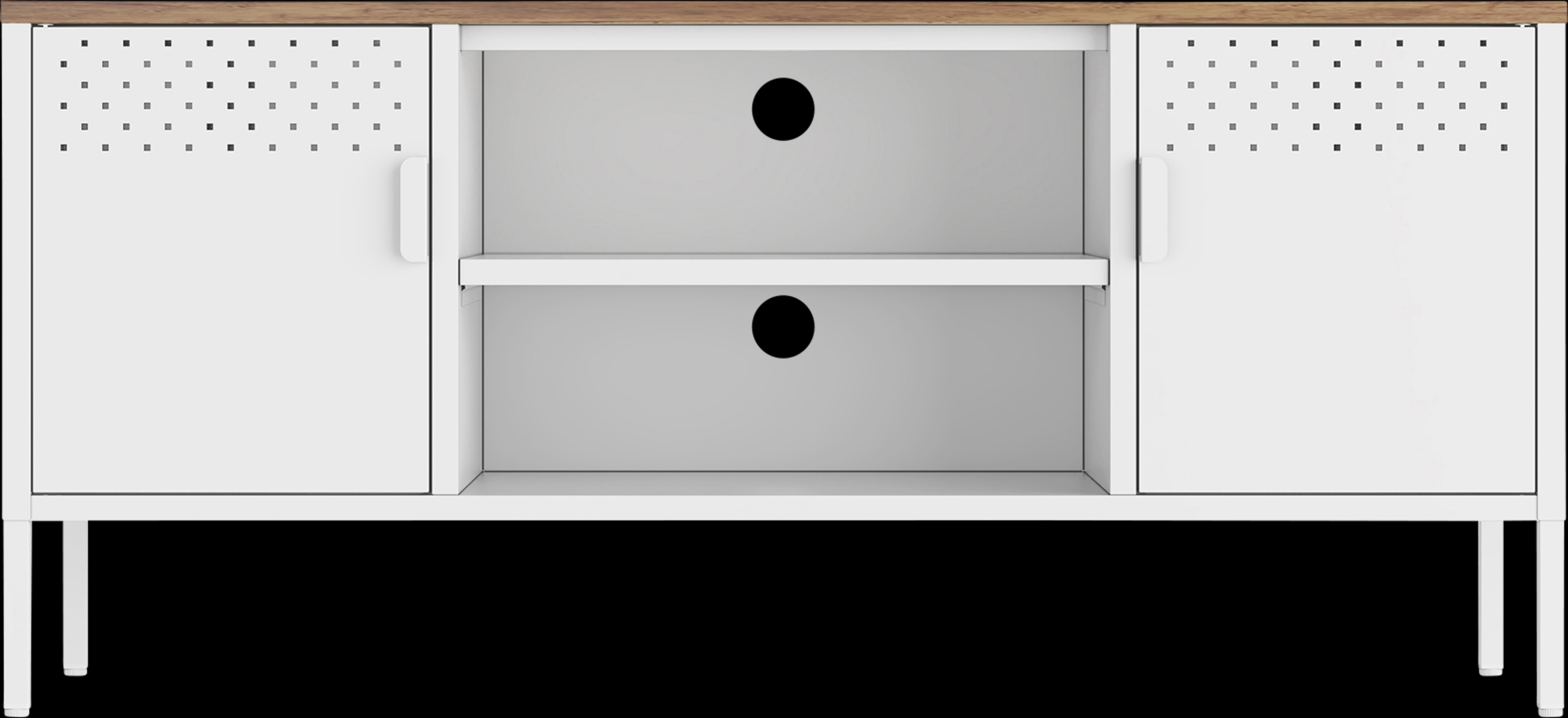 Shadoworks White 47.5 in. Console - Thumbnail - Image 1