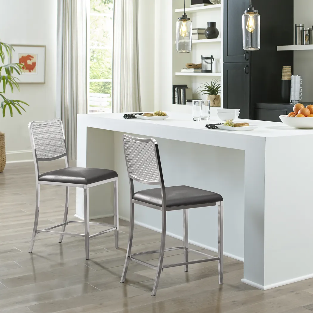 Shadydale Gray Counter Height Stool - Thumbnail - Image 6