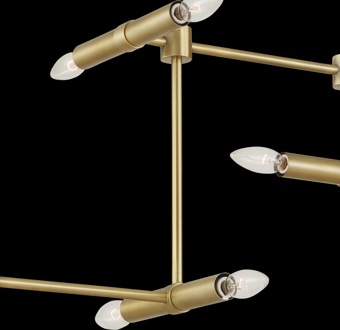 Shaene Brass Chandelier - Thumbnail - Image 2