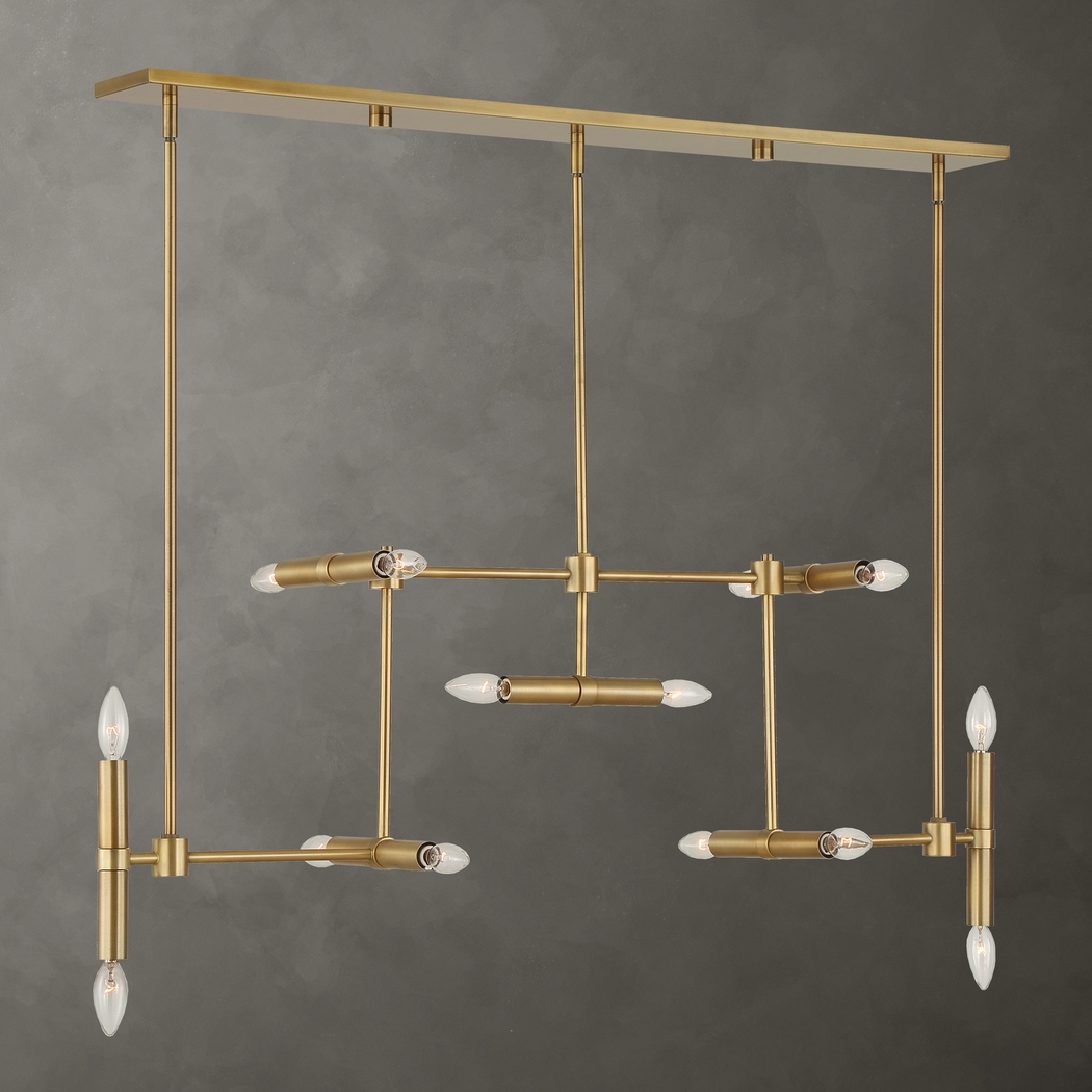 Shaene Brass Chandelier - Thumbnail - Image 4