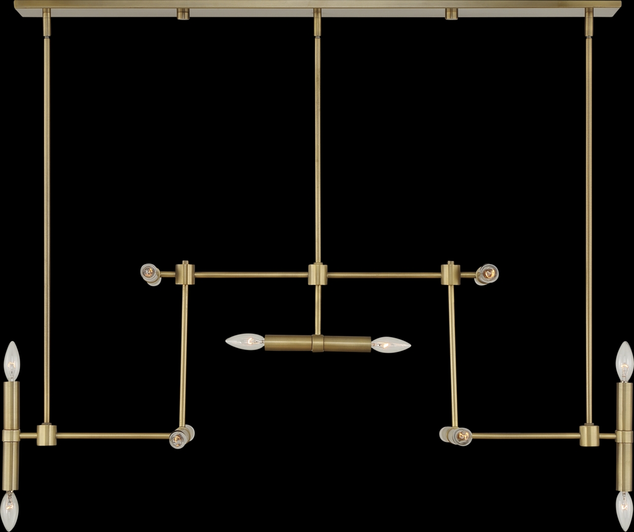 Shaene Brass Chandelier - Thumbnail - Image 5