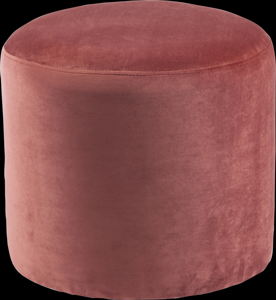 Shagbark Pink Ottoman - Thumbnail - Image 1