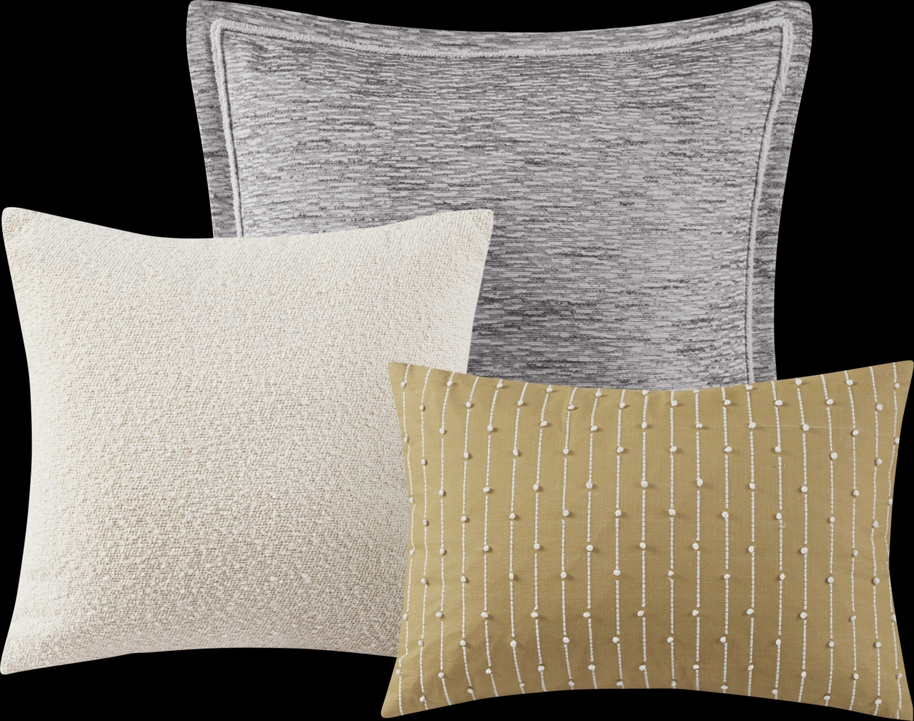 Shahan Charcoal 8 Pc Full/Queen Comforter Set - Thumbnail - Image 9